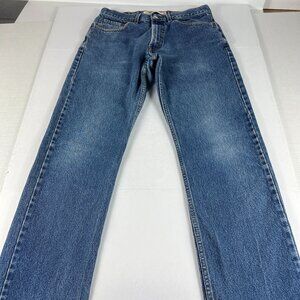 Y2K Levi's Jeans Mens 31x31* 505 Straight Leg Blue Faded Cotton Denim Tag 32x32